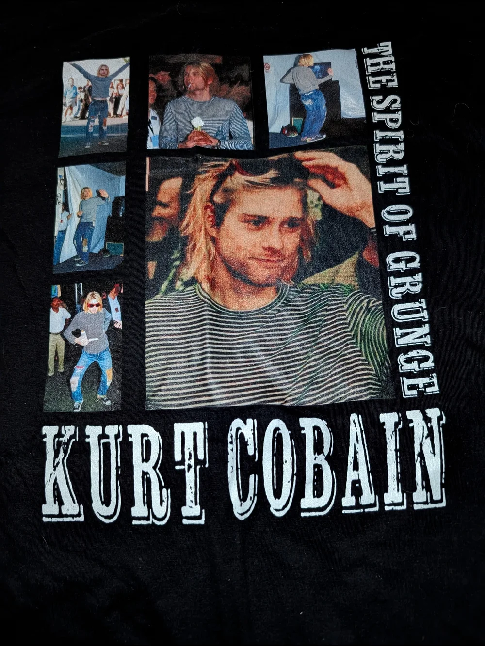 Kurt Cobain Graphic Tee - Medium(See Description About Size)